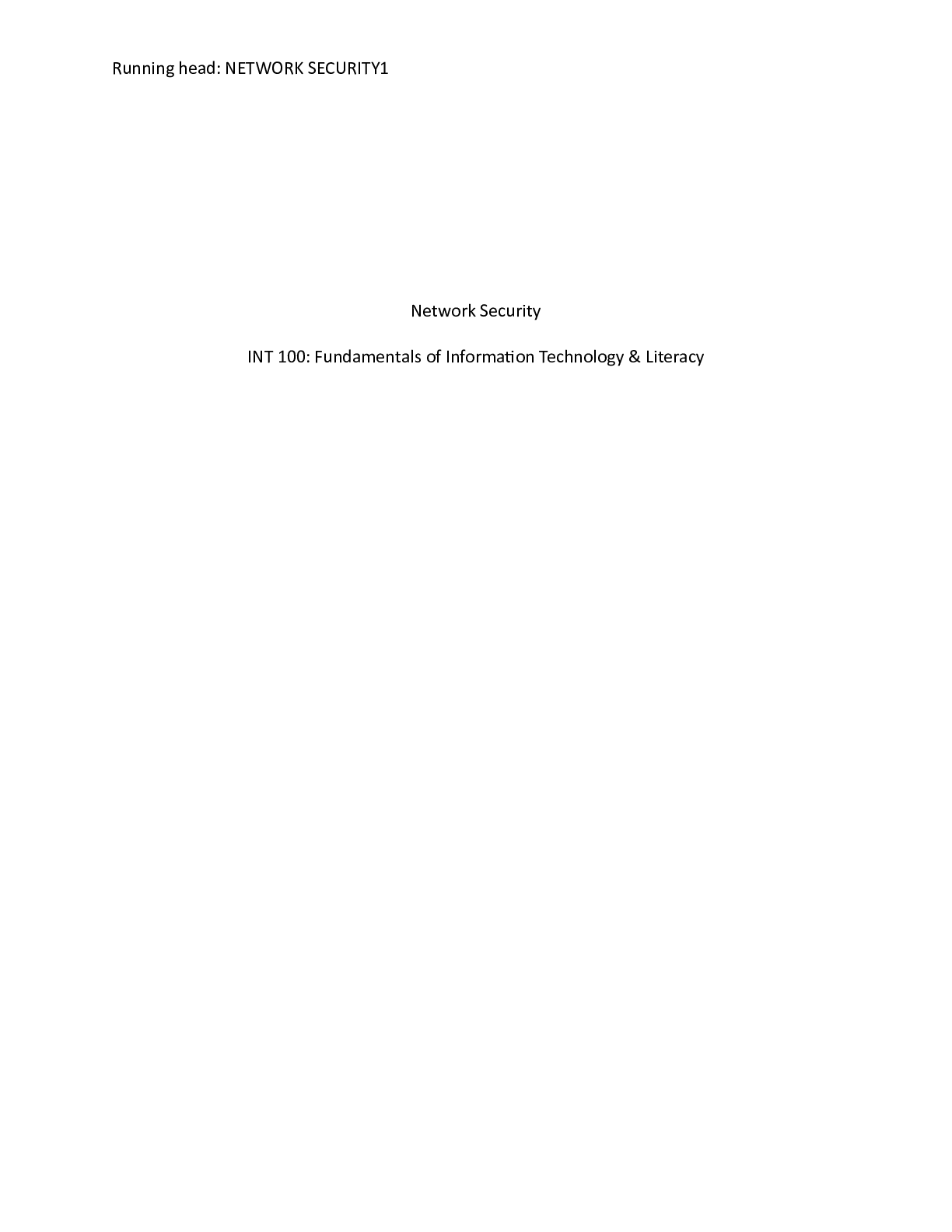 Preview image of Network Security FInal.docx document